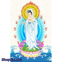 Quan Âm Hào Quang Hoa Sen